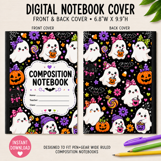 GHOSTY 2 - DIGITAL NOTEBOOK COVERS