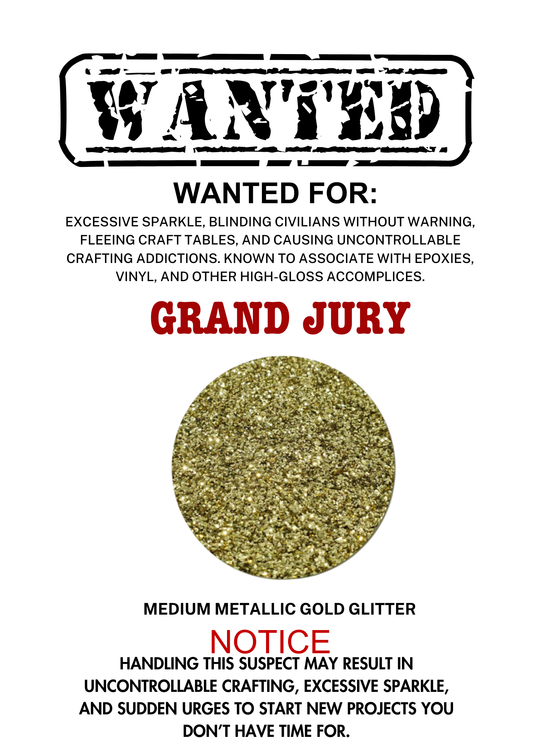 Grand Jury – Gold Metallic Medium Cut