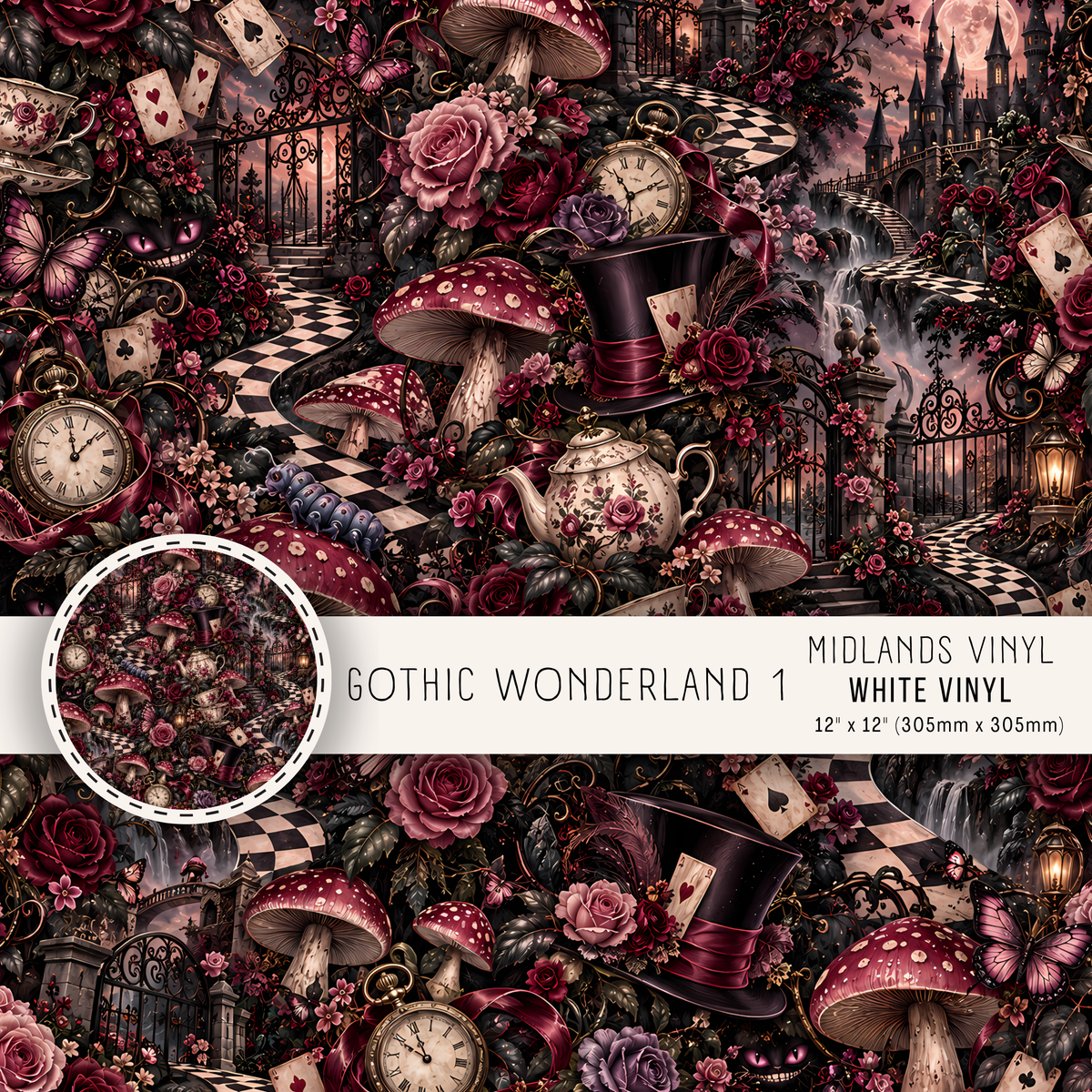 GOTHIC WONDERLAND COLLECTION - ASSORTED SIZES/PATTERNS
