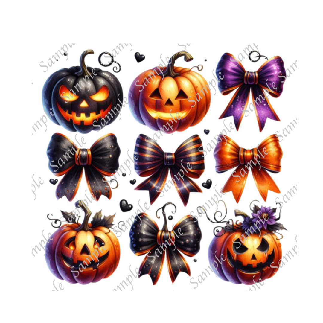 HALLOWEEN BOW VARIETY UVDTF