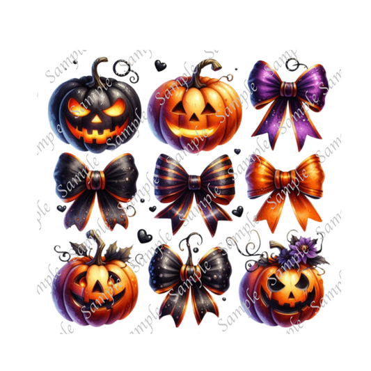HALLOWEEN BOW VARIETY UVDTF