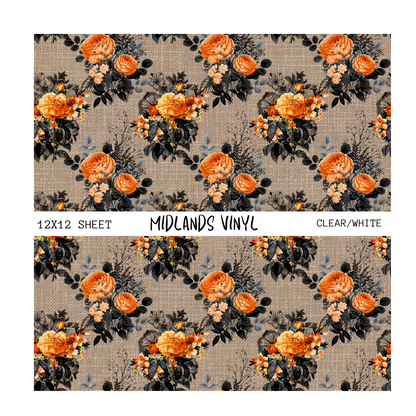 HALLOWEEN FLORAL - ASSORTED PATTERNS