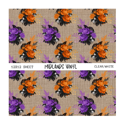 HALLOWEEN FLORAL - ASSORTED PATTERNS