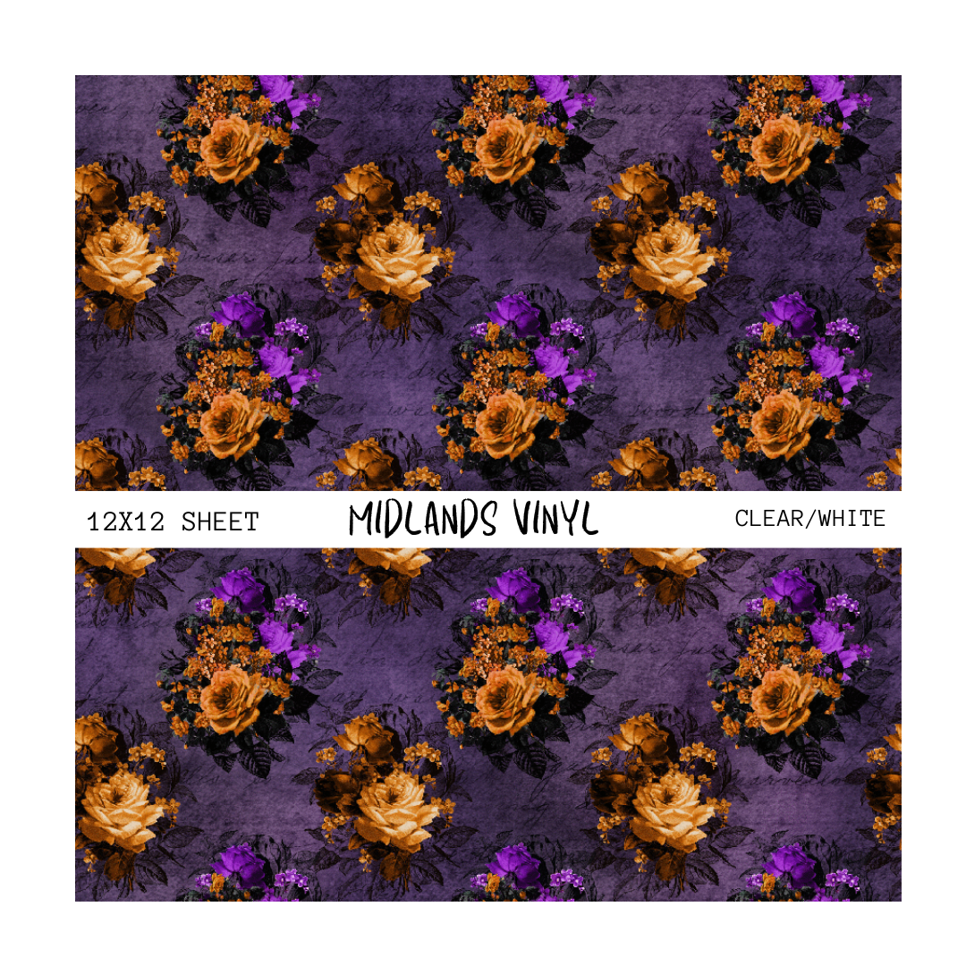 HALLOWEEN FLORAL - ASSORTED PATTERNS