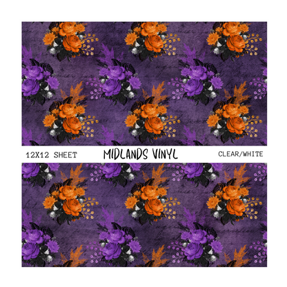 HALLOWEEN FLORAL - ASSORTED PATTERNS