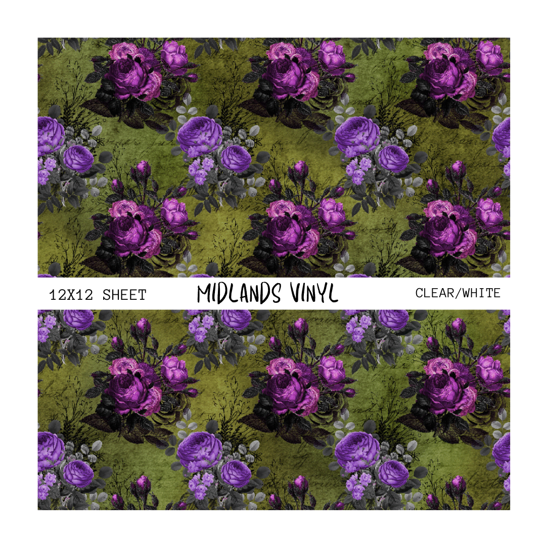 HALLOWEEN FLORAL - ASSORTED PATTERNS