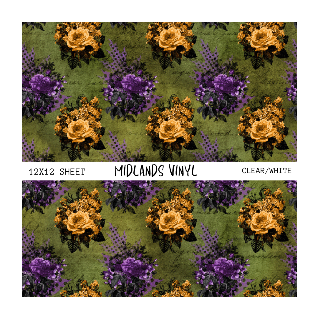 HALLOWEEN FLORAL - ASSORTED PATTERNS