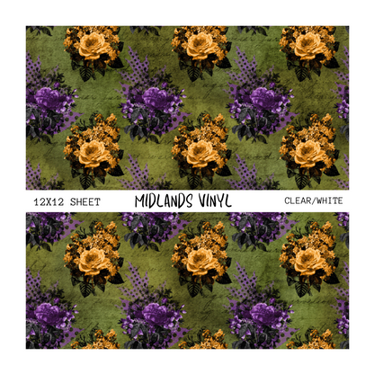 HALLOWEEN FLORAL - ASSORTED PATTERNS