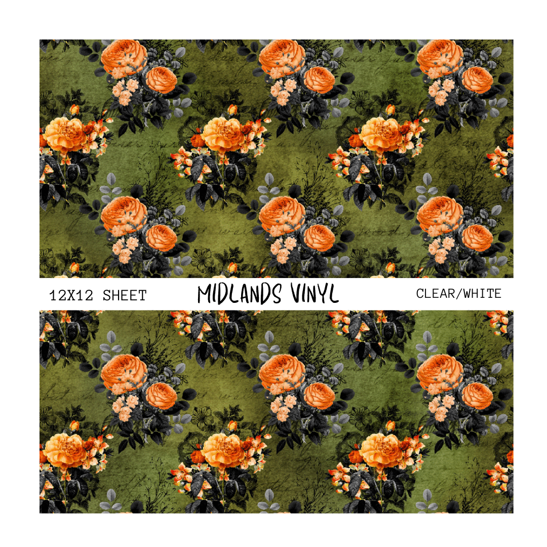 HALLOWEEN FLORAL - ASSORTED PATTERNS