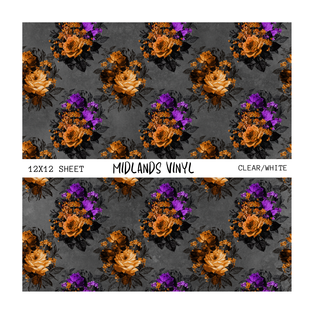 HALLOWEEN FLORAL - ASSORTED PATTERNS