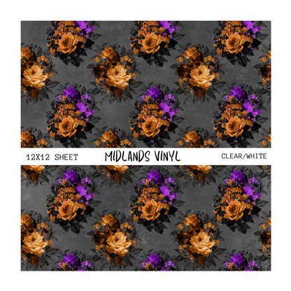 HALLOWEEN FLORAL - ASSORTED PATTERNS