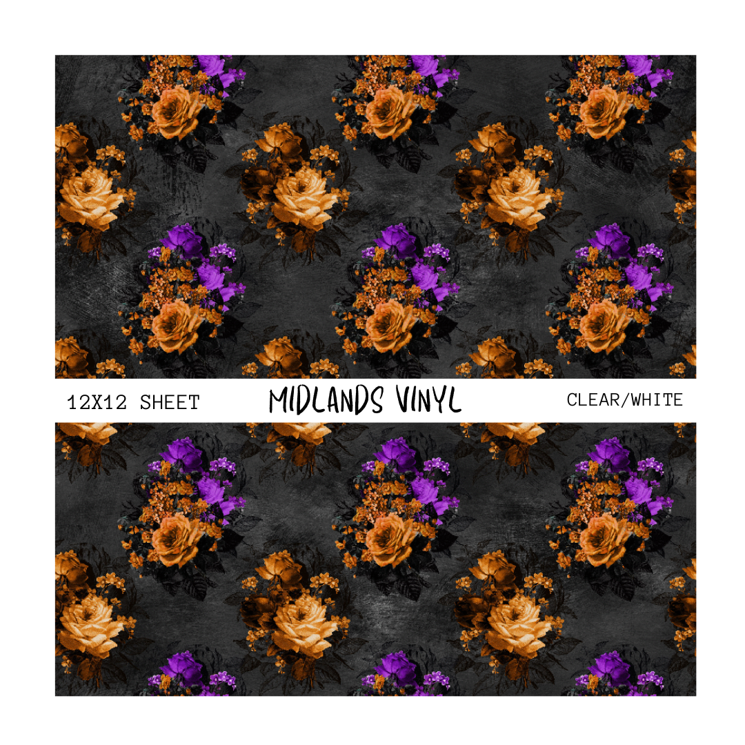 HALLOWEEN FLORAL - ASSORTED PATTERNS