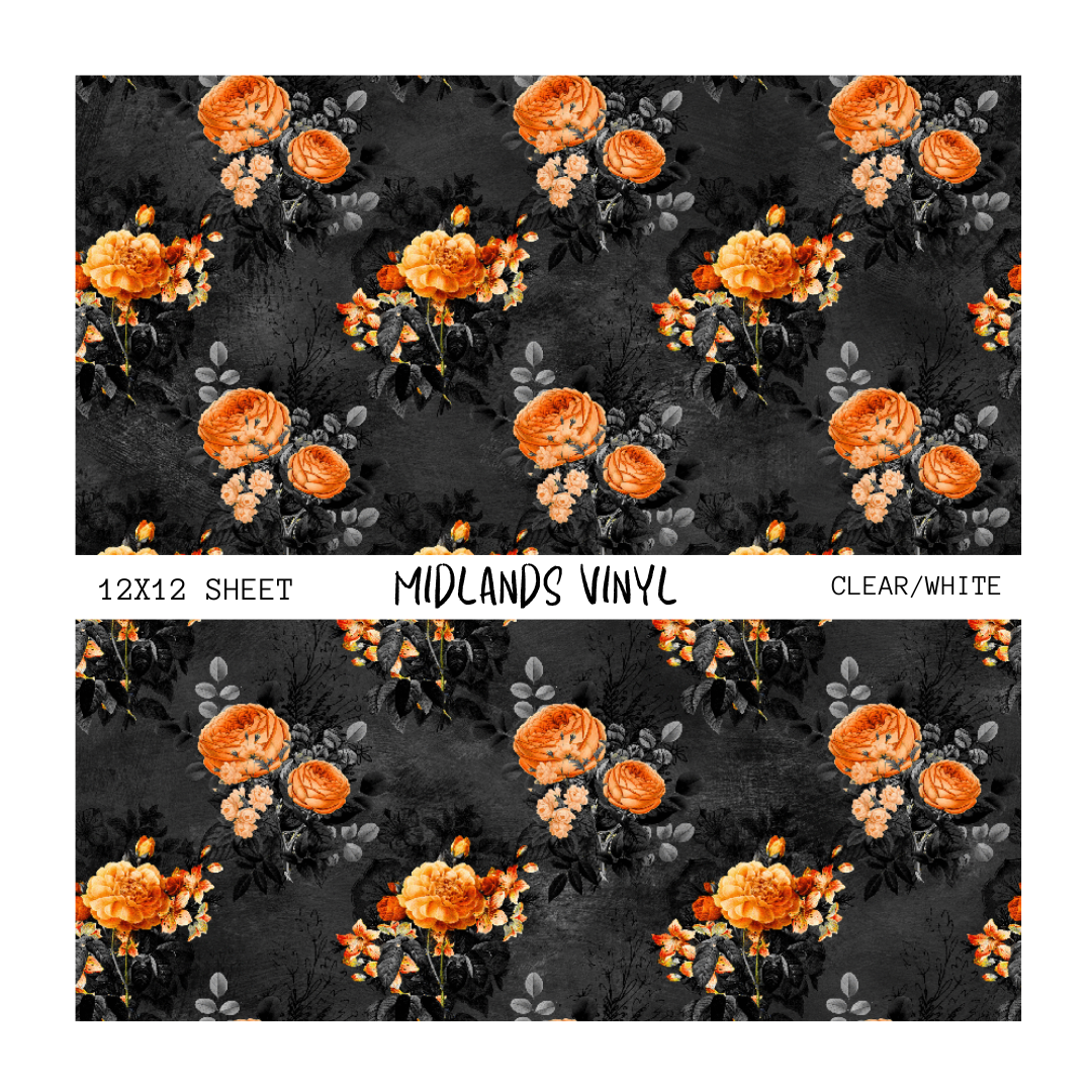 HALLOWEEN FLORAL - ASSORTED PATTERNS