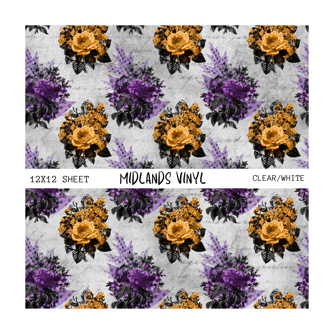 HALLOWEEN FLORAL - ASSORTED PATTERNS