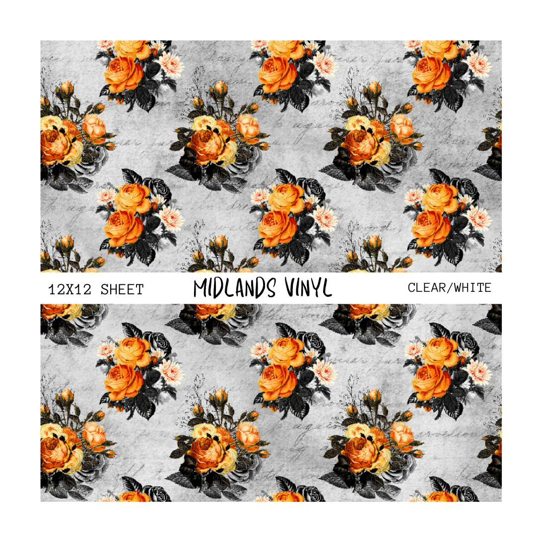 HALLOWEEN FLORAL - ASSORTED PATTERNS