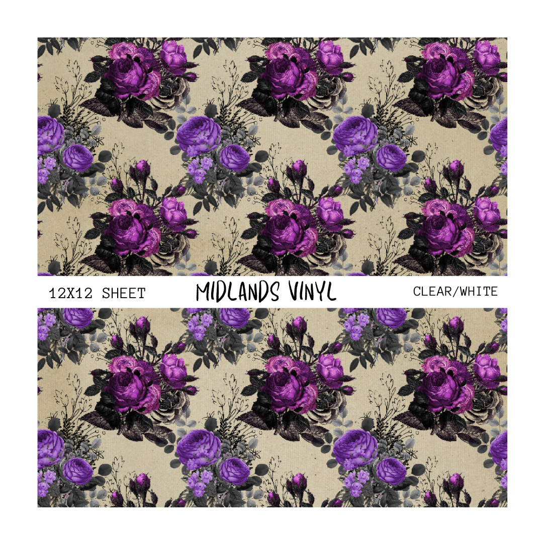 HALLOWEEN FLORAL - ASSORTED PATTERNS