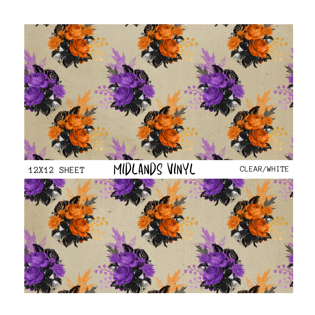 HALLOWEEN FLORAL - ASSORTED PATTERNS