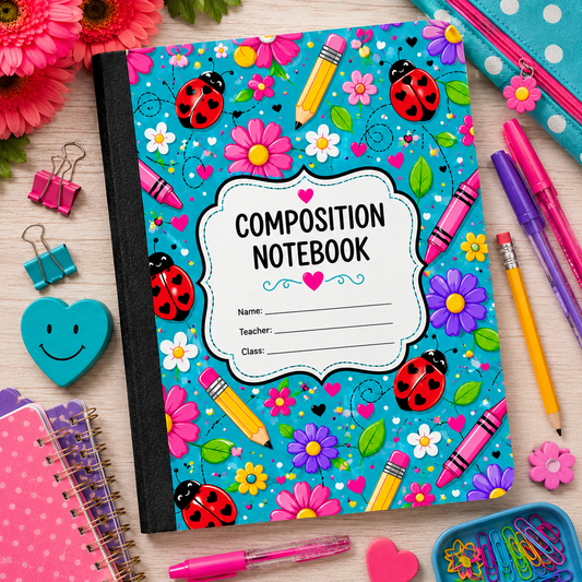 LADYBUG COMPOSITION NOTEBOOK