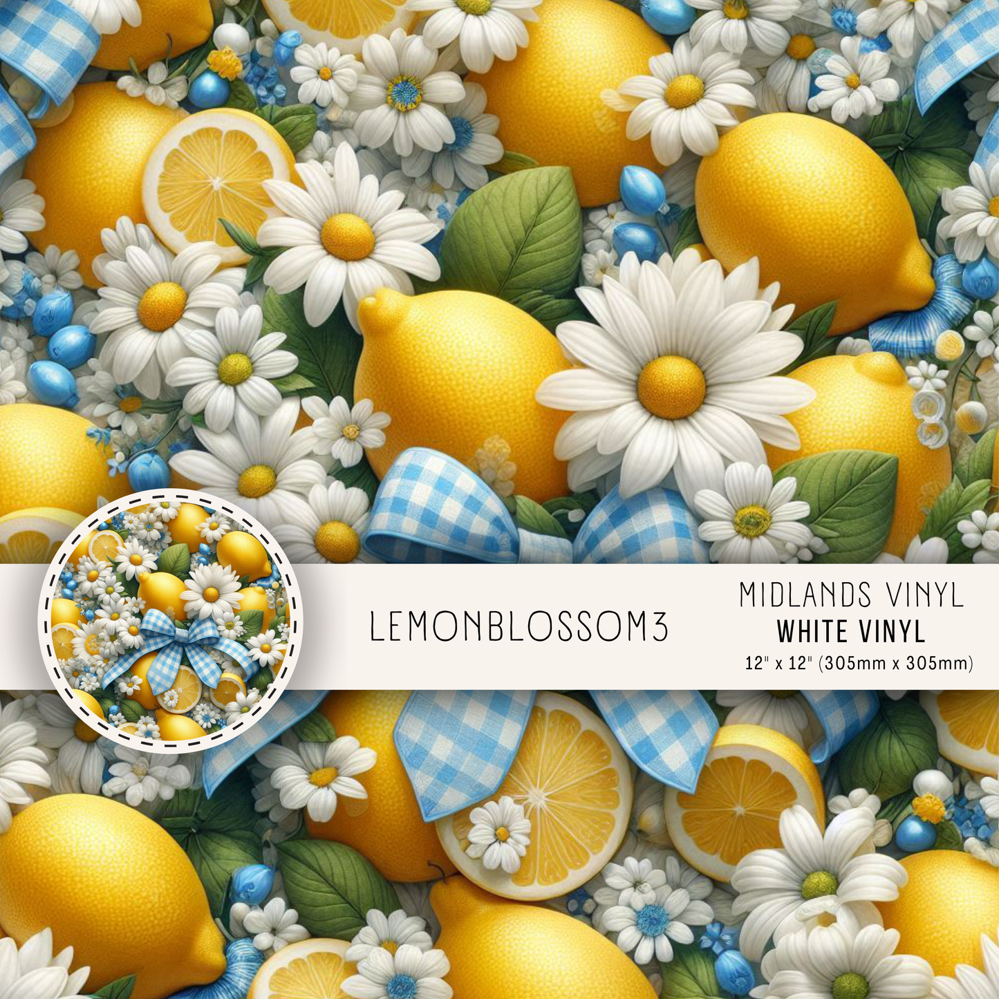 LEMON BLOSSOM COLLECTION - ASSORTED PATTERNS/SIZES
