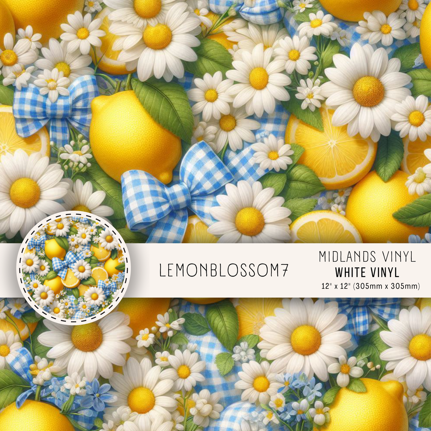 LEMON BLOSSOM COLLECTION - ASSORTED PATTERNS/SIZES