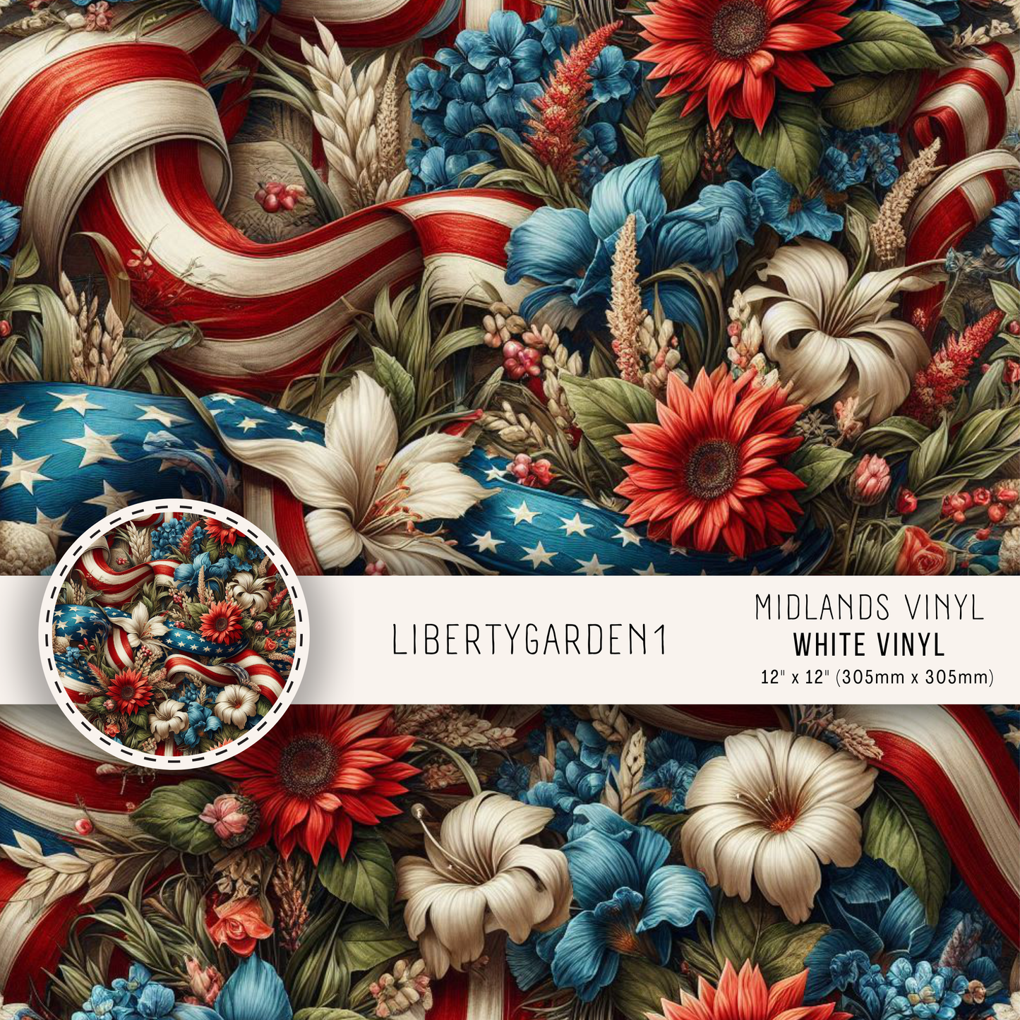 LIBERTY GARDEN COLLECTION - ASSORTED PATTERNS/SIZES