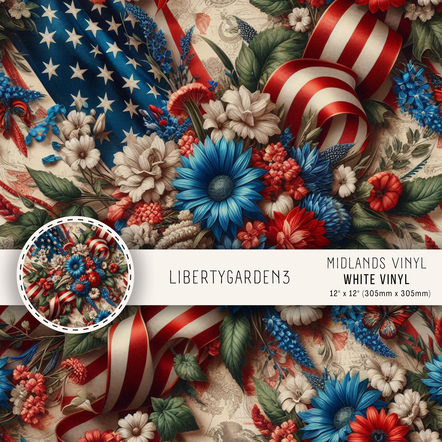 LIBERTY GARDEN COLLECTION - ASSORTED PATTERNS/SIZES