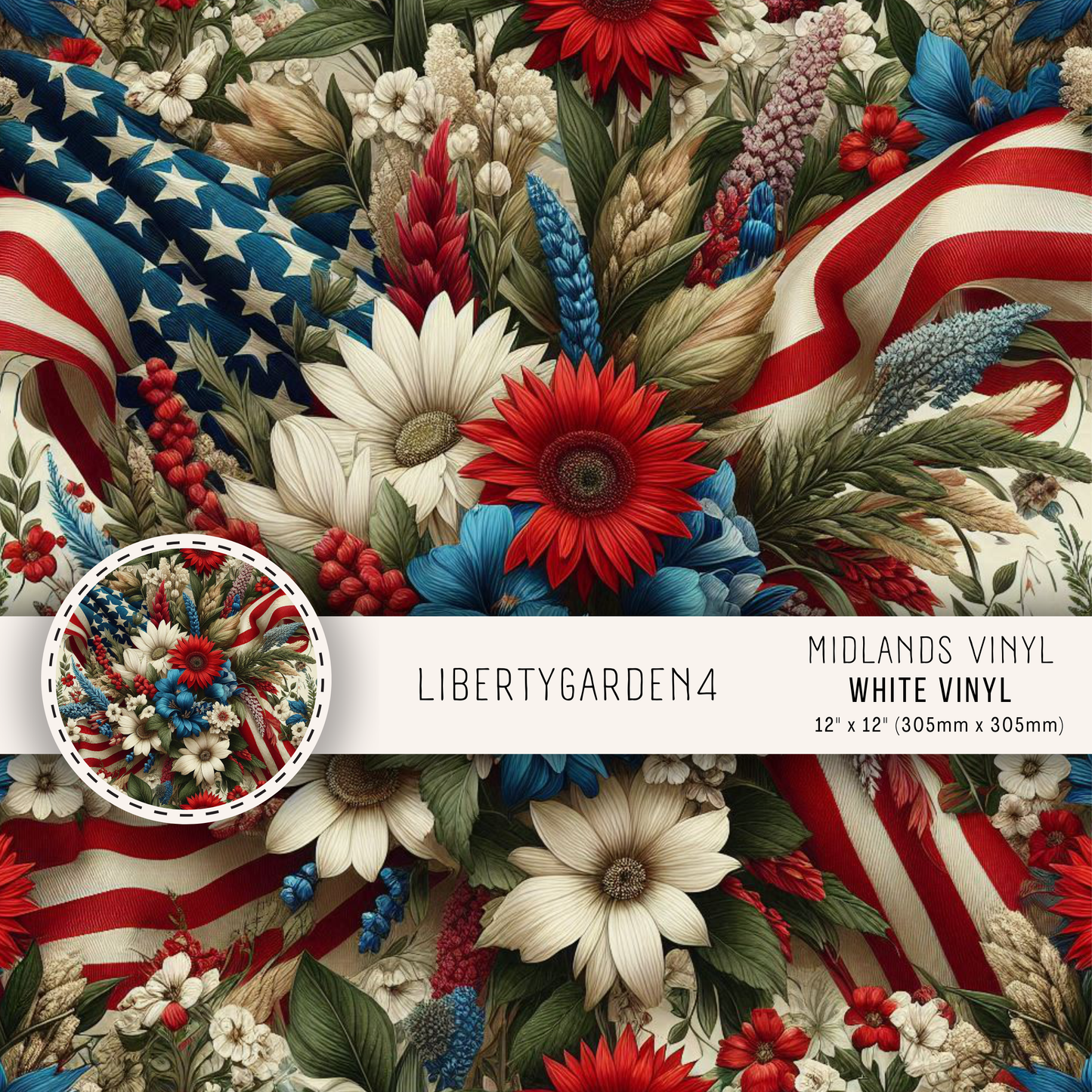 LIBERTY GARDEN COLLECTION - ASSORTED PATTERNS/SIZES