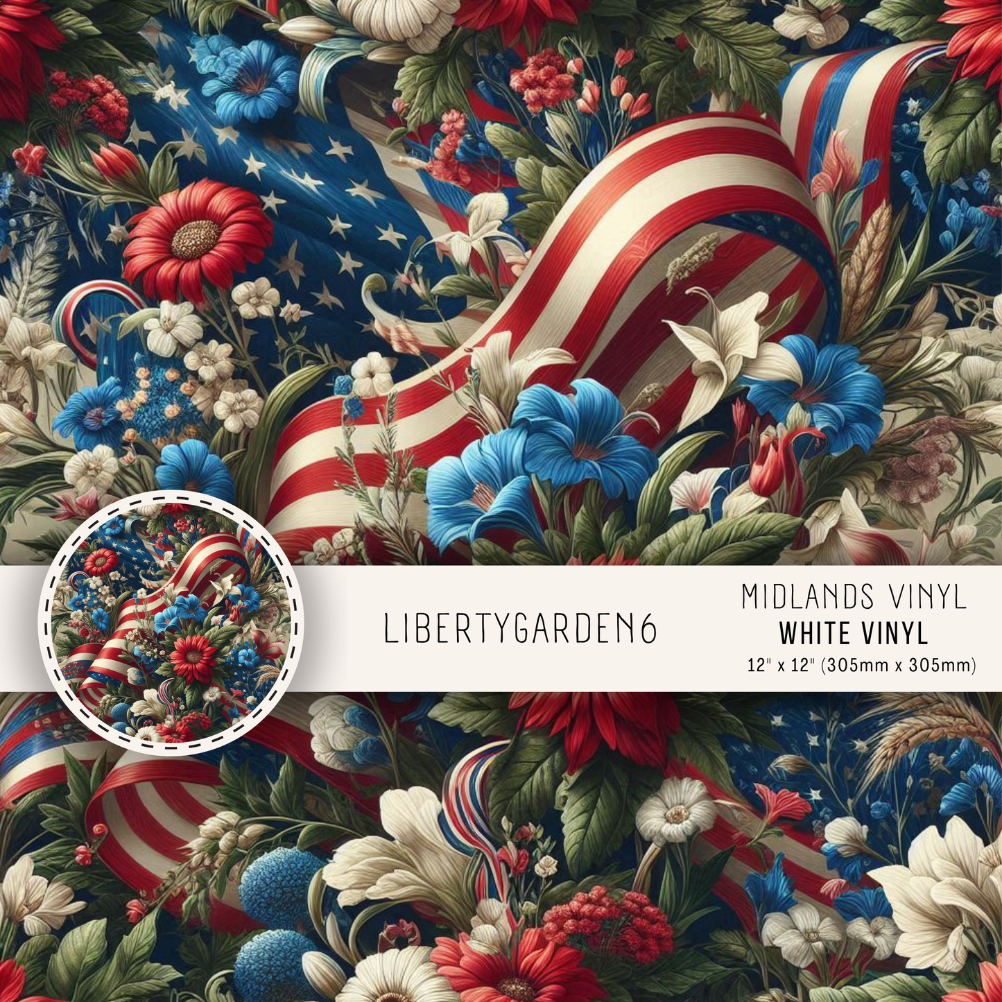LIBERTY GARDEN COLLECTION - ASSORTED PATTERNS/SIZES