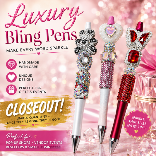 JEWELED PENS - CLOSEOUT ITEM