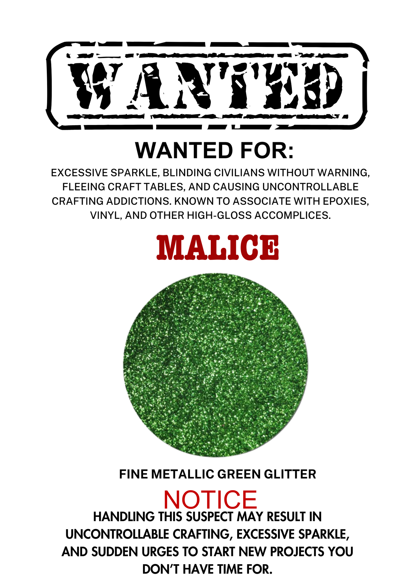 Malice - Green Metallic Fine