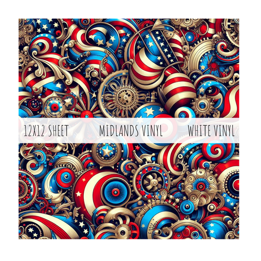 MCC PATRIOTIC STEAMPUNK COLLECTION - ASSORTED PATTERNS