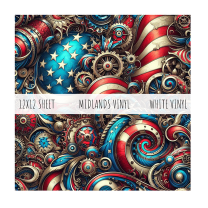 MCC PATRIOTIC STEAMPUNK - DIGITAL COLLECTION - ASSORTED PATTERNS