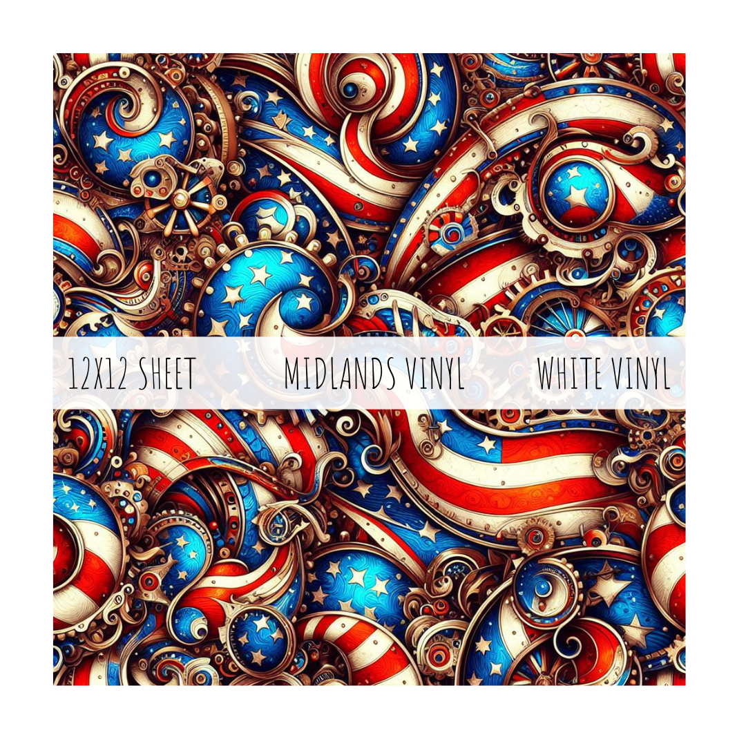 MCC PATRIOTIC STEAMPUNK - DIGITAL COLLECTION - ASSORTED PATTERNS