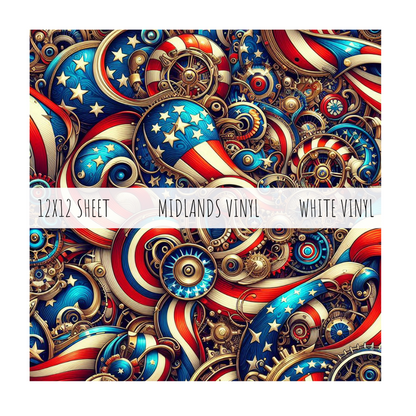 MCC PATRIOTIC STEAMPUNK - DIGITAL COLLECTION - ASSORTED PATTERNS