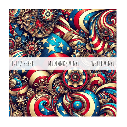 MCC PATRIOTIC STEAMPUNK - DIGITAL COLLECTION - ASSORTED PATTERNS