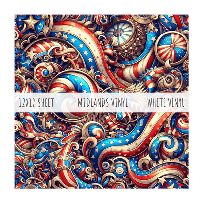 MCC PATRIOTIC STEAMPUNK - DIGITAL COLLECTION - ASSORTED PATTERNS