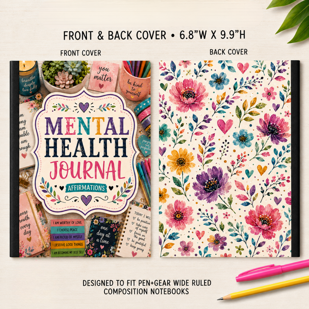COMPOSITION NOTEBOOK VINYL - ASSORTED PATTERNS