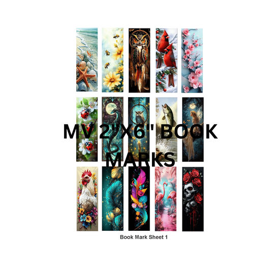 BOOKMARKS 2"X 6" ***PREORDER*****