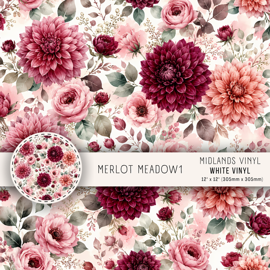 MERLOT MEADOW - ASSORTED SIZES/PATTERNS