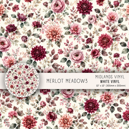 MERLOT MEADOW - ASSORTED SIZES/PATTERNS