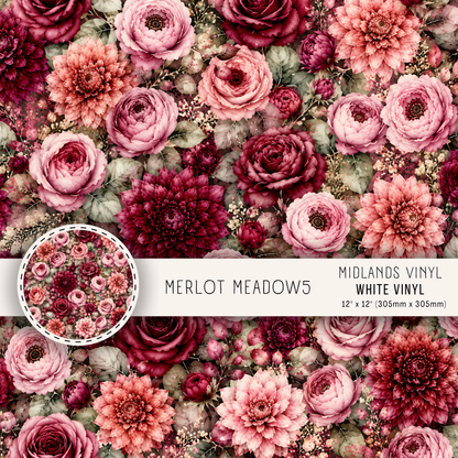 MERLOT MEADOW - ASSORTED SIZES/PATTERNS