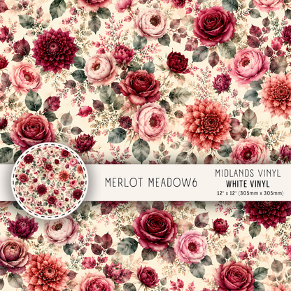 MERLOT MEADOW - ASSORTED SIZES/PATTERNS