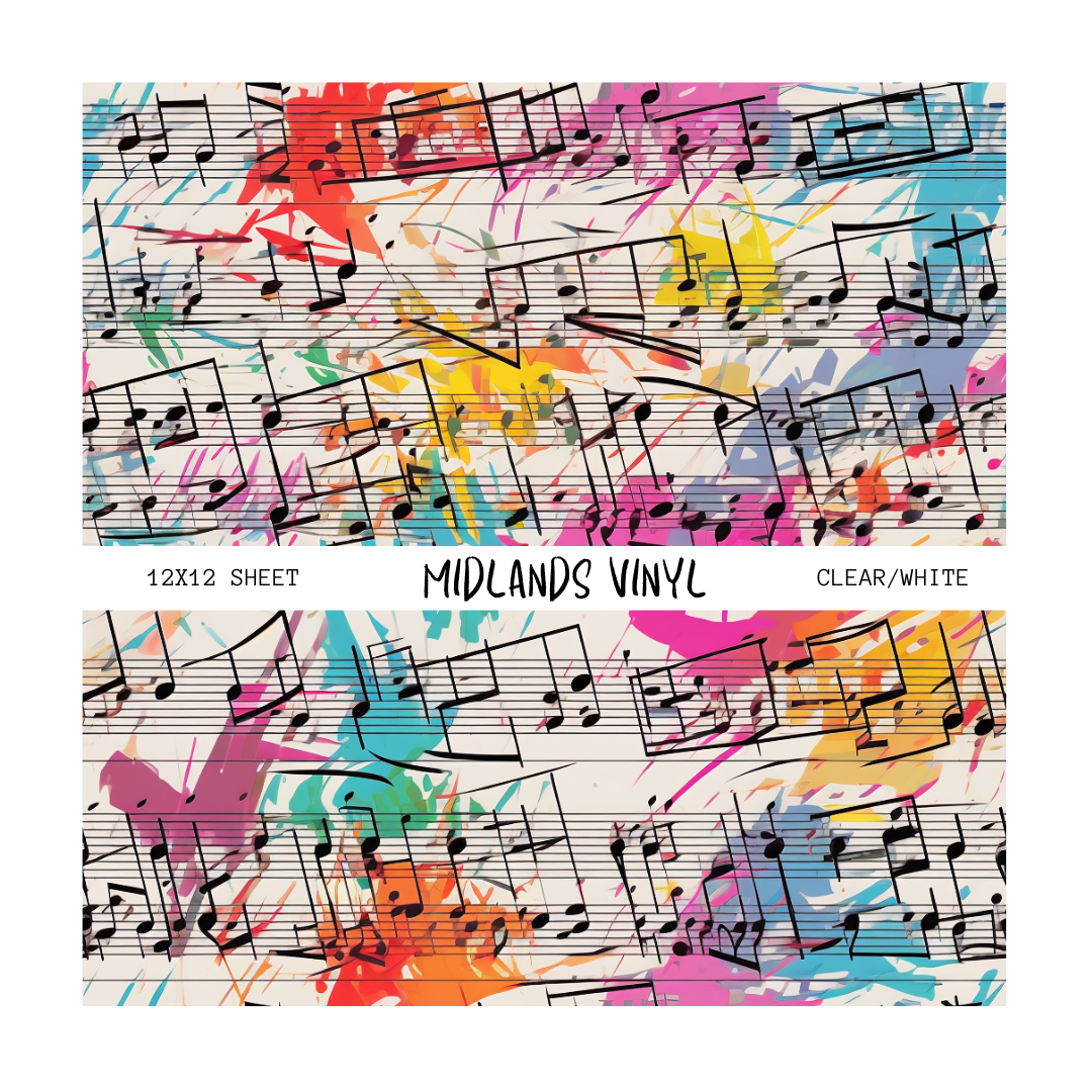 MUSICAL NOTE - ASSORTED PATTERNS