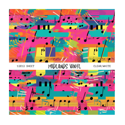 MUSICAL NOTE - ASSORTED PATTERNS