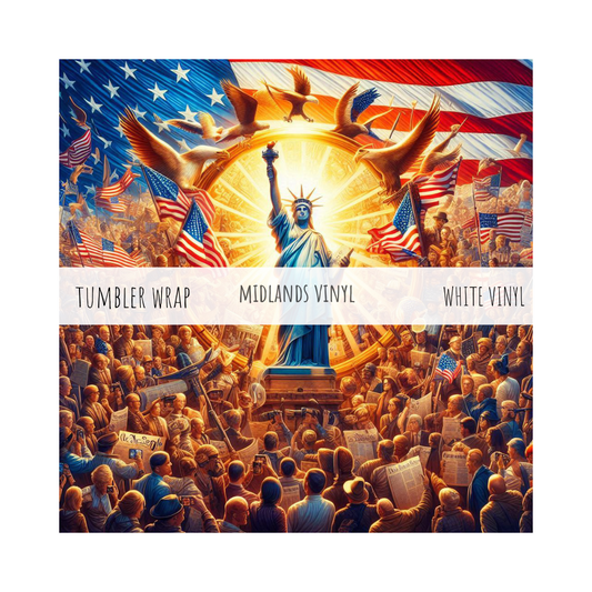 MV LIBERTY FLAG - TUMBLER WRAP