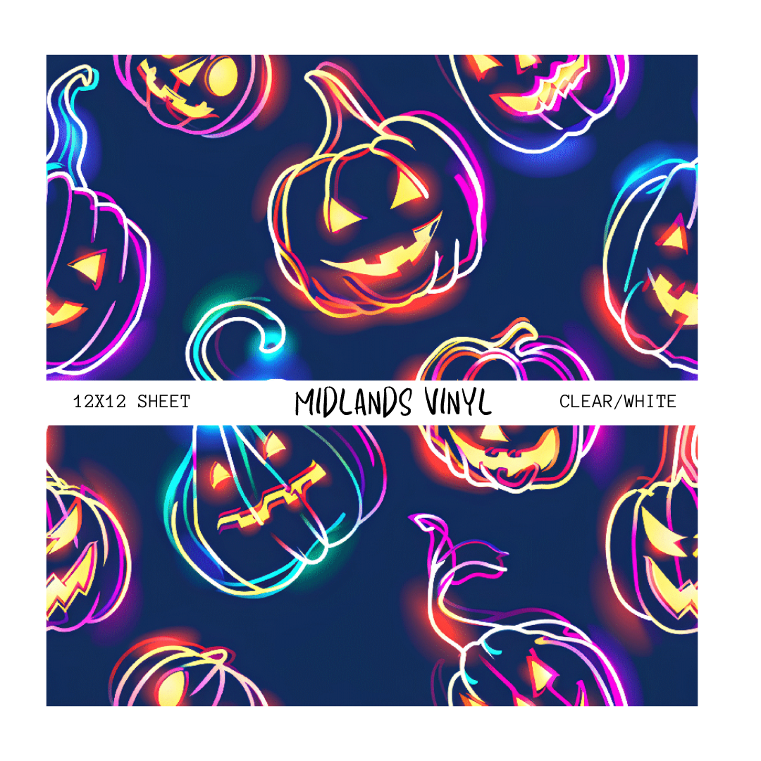 NEON HALLOWEEN - ASSORTED PATTERNS
