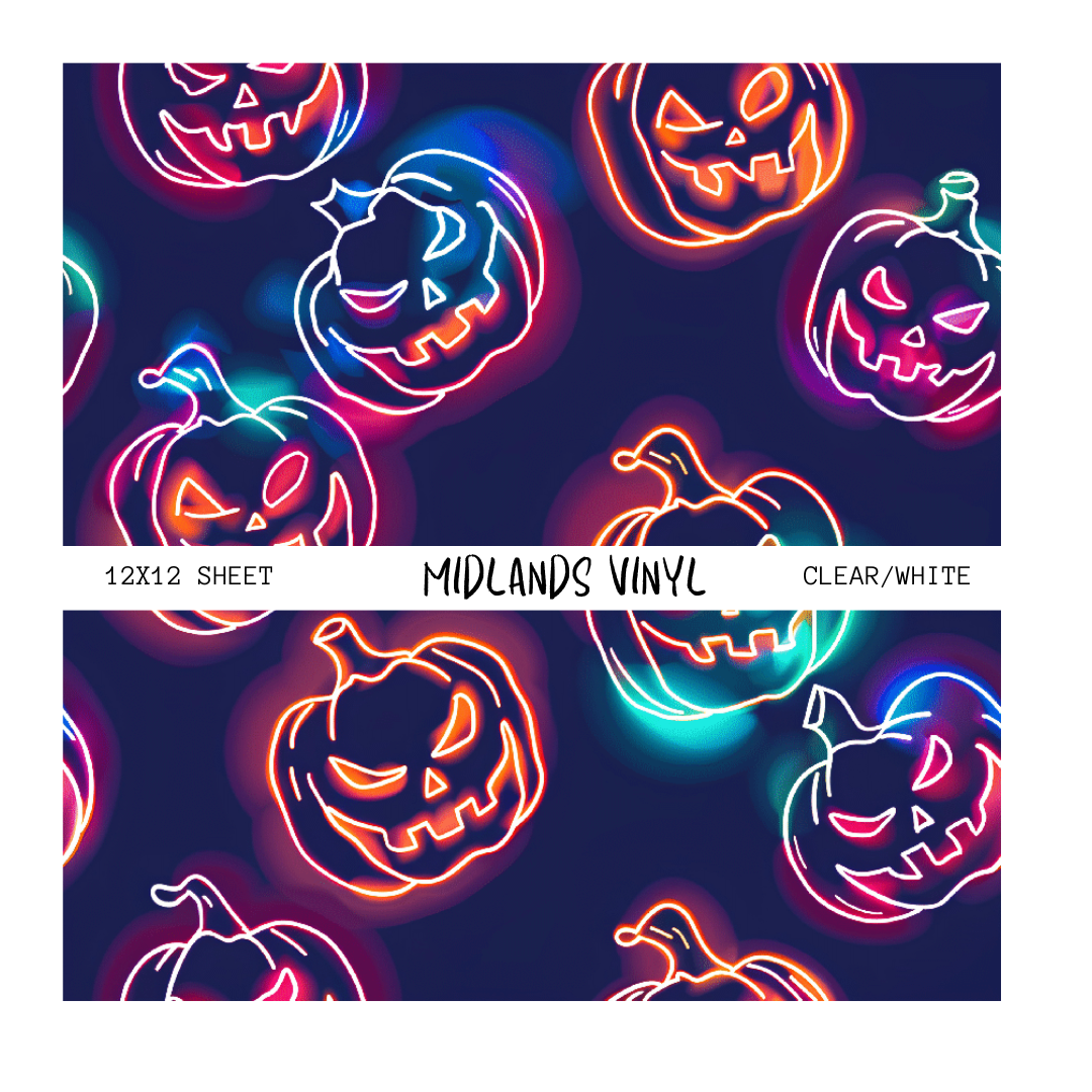 NEON HALLOWEEN - ASSORTED PATTERNS