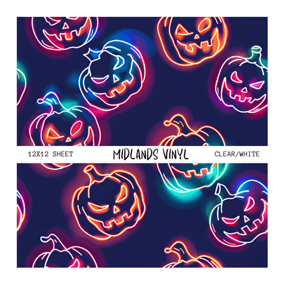 NEON HALLOWEEN - ASSORTED PATTERNS