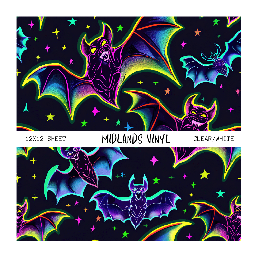 NEON HALLOWEEN - ASSORTED PATTERNS