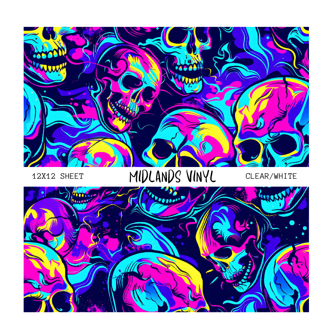 NEON HALLOWEEN - ASSORTED PATTERNS